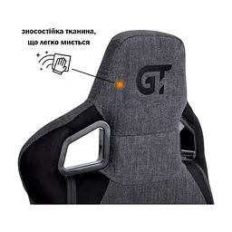 Крісло ігрове GT Racer X-8005 Dark Gray/Black Suede - мініатюра 6