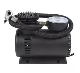 Автомобільний компресор авто насос від прикурювача 12в DC-12V 250 PSI Air Compressor чорний - мініатюра 2