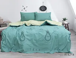 Комплект постільної білизни з компаньйоном (R4214) Сімейний TAG tekstil pbe0037094 - мініатюра 1