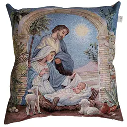 Наволочка гобеленова Прованс Свята родина 45×45 см (47211)