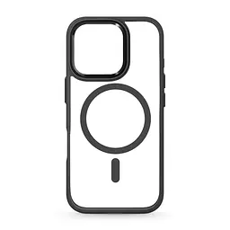 Чехол Apple iPhone 16 Pro, Unit MagSafe, черный, прозрачный, магсейф, противоударный, магнитный, панель-накладка с поддержкой MagSafe, с поддержкой беспроводной зарядки, TPU+PC, защита всего корпуса, ударопрочный, ArmorStandart (ARM78709)