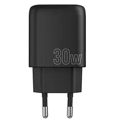 Зарядний адаптер блок живлення Proove Silicone Power Plus 30 W (Type-C+USB) WCSP3011001 чорний