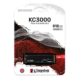 SSD накопичувач Kingston KC3000 512GB (SKC3000S/512G) [81576] - мініатюра 3