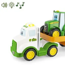 Іграшкова техніка John Deere Kids тягач і трактор зі світлом і звуком (47207) - мініатюра 2