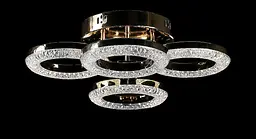 Люстра стельова LED Splendid Ray LT8003/4, 80W, золото, білий, сучасний стиль з пультом та димером - мініатюра 4