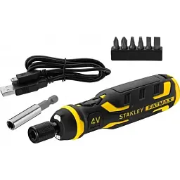 Викрутка акумуляторна Stanley FatMax, 4 В, 1,5 АхГод, F= 0,9 Нм (FMHT66719-0) - мініатюра 2
