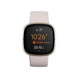 Смарт-годинник Fitbit Sense Lunar White/Soft Gold Stainless Steel (FB512GLWT) - мініатюра 2