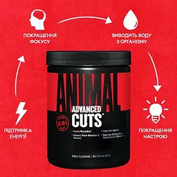 Жироспалювач Universal Nutrition Animal Cuts Powder, 42 порції для спалювання жиру - Апельсин-манго - мініатюра 5