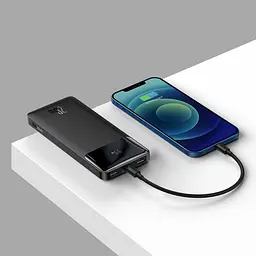 Зовнішній акумулятор Baseus Bipow Digital Display 10000mAh 20W Black (PPDML-L01) - мініатюра 8