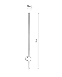 Світильник вуличний настінний Nowodvorski 11552 Orla LED M 1x20W 3000K 1300Lm IP54 пісочний - мініатюра 6