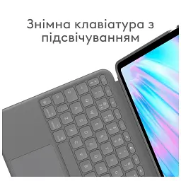 Чохол до планшета Logitech Combo Touch for iPad Air 11-inch M2 (L920-012636) - мініатюра 4