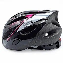 Велосипедний шолом ProX Thunder M (54-58 см) чорний з рожевим (G0000348) - мініатюра 5