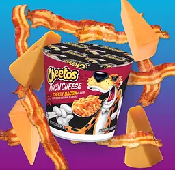 Макарони з сиром та беконом Cheetos Mac'n Cheese Cheesy Bacon Flavor 4 x 64г - мініатюра 3