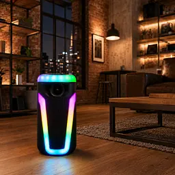 Колонка-Bluetooth 4 дюйма MS-3638BT 40 см / Акустична систем з Bluetooth / Колонка з RGB підсвічуванням - мініатюра 3