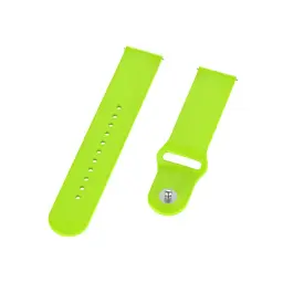 Силіконовий ремінець BeCover для Xiaomi Amazfit Bip/Bip Lite/Bip S Lite/GTR 42mm/GTS/TicWatch S2/TicWatch E Lime (706203) - мініатюра 3