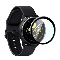 Захисне скло 3D з рамкою Tamister для смартгодинника Samsung Watch Gear S4 44 мм 1 шт. - мініатюра 3