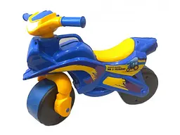 Мотоцикл-толокар Doloni Toys з музичним кермом синій