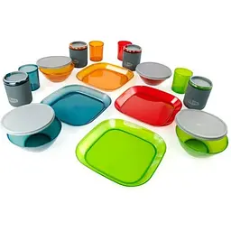 Набір посуду GSI Outdoors Infinity 4 Person Deluxe Tableset (1099-75400)