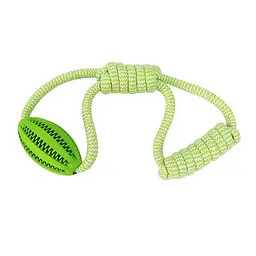 Інтерактивна іграшка для собак Derby Dog Rope Toy with Ball and Handle - мініатюра 2