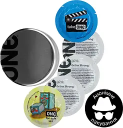 Презервативи One Extra Strong суперміцні 5 шт. у кейсі (ROZ6501052016) - мініатюра 2