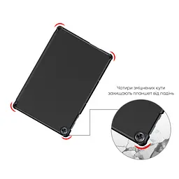Чехол AIRON Premium для HUAWEI Matepad T10/S 9,7" с защитной пленкой и салфеткой Black - мініатюра 7