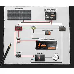 Акумулятор Li Time LiFePO4 24V (25.6V/100Ah/2560Wh) (Li-Time LiFePO4 256V*100) [123753] - мініатюра 5