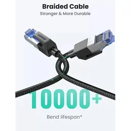 Патч-корд 5м, S/FTP cat 7 RJ-45 COPPER Ugreen (U_80433) - мініатюра 2