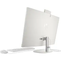 HP Комп'ютер персональний моноблок HP All-in-One 27" FHD IPS AG, Intel U7-155U, 16GB, F1TB, UMA, WiFi, кл+м, DOS, білий - мініатюра 5