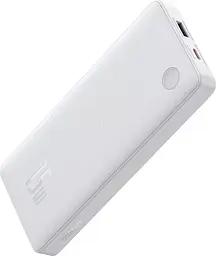 Зовнішній акумулятор Baseus airpow lite 10000 mah 15w білий p10067500213-00 - мініатюра 3