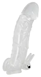 Насадка на член - Chrystal Skin Penis Sleeve Vibro - мініатюра 4