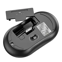 Маніпулятор миша HOCO GM21 Platinum 2.4G business wireless mouse Black Yellow - мініатюра 4