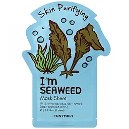 Маска тканинна для обличчя Tony Moly I'm Seaweeds Mask Sheet Purifying Морські водорості 21 мл