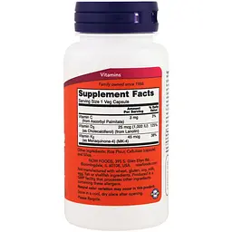 Вітамін D-3/К-2 Now Foods 1000 МО/45 мкг 120 капсул - мініатюра 2