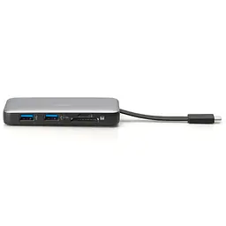 Порт-реплікатор Digitus USB-C > HDMI/2xUSB-A/USB-C/SD/MicroSD/RJ54, Travel (DA-70916) - мініатюра 4