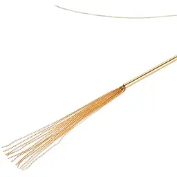Ланцюжок-батіг на шию Bijoux Indiscrets Magnifique Necklace Whip прикраса для тіла Gold - мініатюра 2