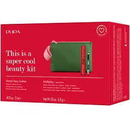 Набір в косметичці Pupa Kit Vamp!: Туш для вій Mascara Sexy Lashes + Міні олівець для очей (8011607391493) - мініатюра 3