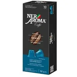 Кава у капсулах Nespresso Nero Aroma Soave без кофеїну 10 шт