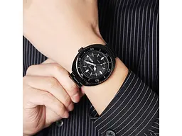Чоловічий наручний годинник 2256BK Black Skmei acs0030104 - мініатюра 5