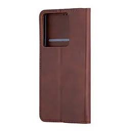 Чохол-книжка Premium Xiaomi Redmi Note 13 Pro 5G/Poco X6 5G Dark Brown - мініатюра 3