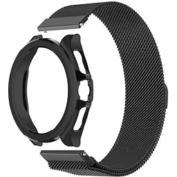 Комплект Tamister для годинника Xiaomi Watch 2Pro чорний (бампер + металевий ремінець 22 мм)