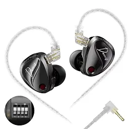 Навушники KZ Duonic Bass Improved 3.5mm black