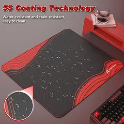 Ігровий килимок Attack Shark CM02 / 40*45 см / Black Red - мініатюра 3