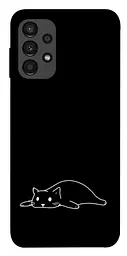 TPU чехол Demsky Lazy cat для Samsung Galaxy A13 4G