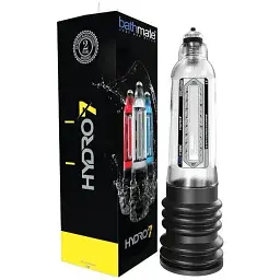 Гідропомпа Bathmate Hydro 7 Clear для члена довжиною від 12.5 см до 18 см діаметр до 5 см - мініатюра 4