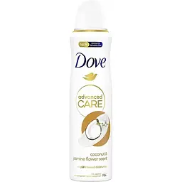 Уцінка. Антиперспірант Dove кокос та квіти жасмину 150 мл