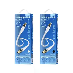 Кабель Remax RC-C171 Cyberpunk 30w Typec-Lightning Cabble 1.2m White - мініатюра 2