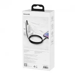 Кабель Baseus Tungsten Gold Fast Charging Cable Type-C to Lightning PD 20W 2m CATLWJ-A01 Black - мініатюра 4