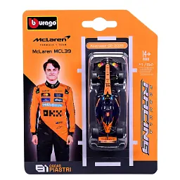 Автомодель - MCLAREN F1 MCL39 (2025) (1:64) - мініатюра 2