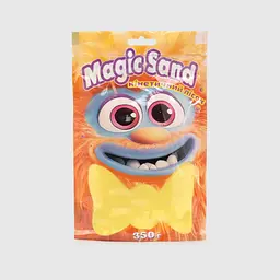 Кінетичний пісок Strateg Magic sand в пакеті 39402-5 Жовтий (4823113865115)