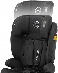 Автокрісло Sesttino Rocker 9-36 кг Isofix Black - мініатюра 3